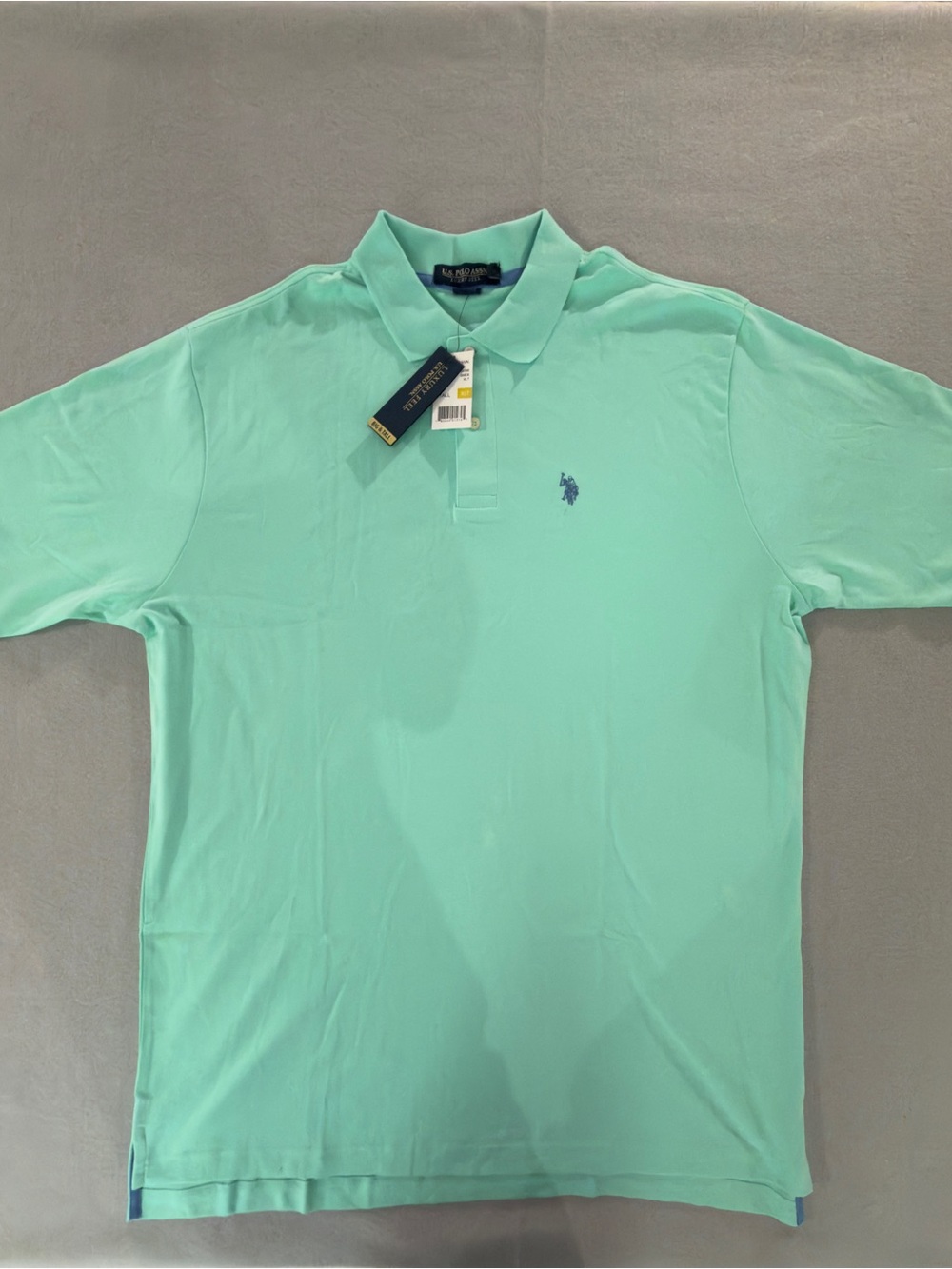 U.S. Polo Assn. Mint Green Short Sleeve Polo